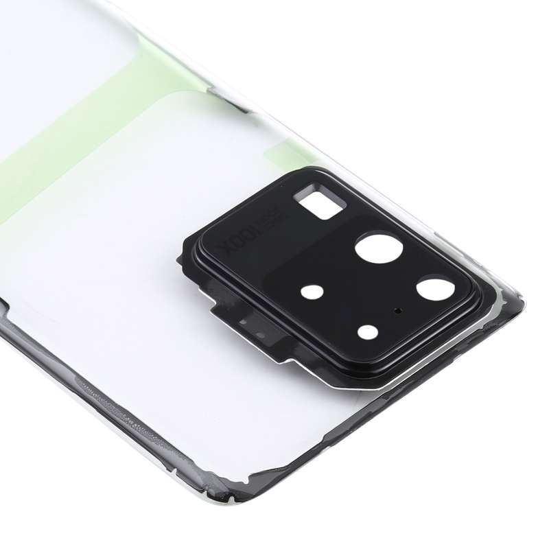 For Samsung Galaxy S20+ SM-G985 SM-G985F SM-G985F/DS Glass Transparent Battery Back Cover (Transpare