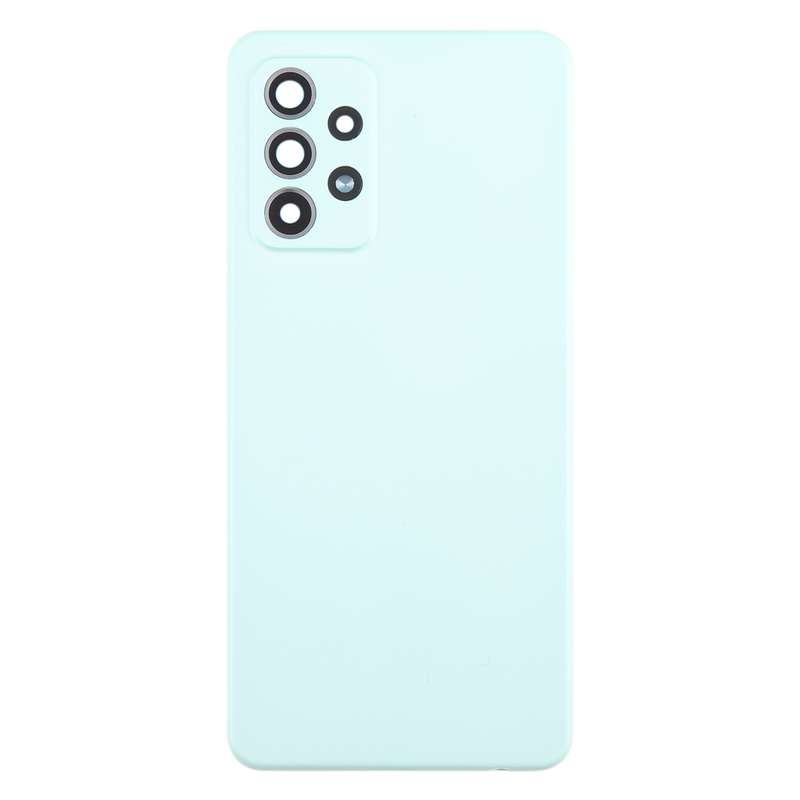 For Samsung Galaxy A52 5G / A52 4G Battery Back Cover with Camera Lens Cover(Green)