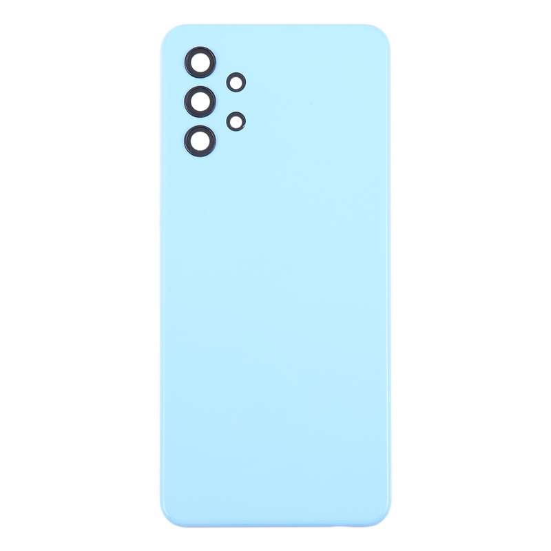 For Samsung Galaxy A32 5G Battery Back Cover with Camera Lens Cover(Blue)