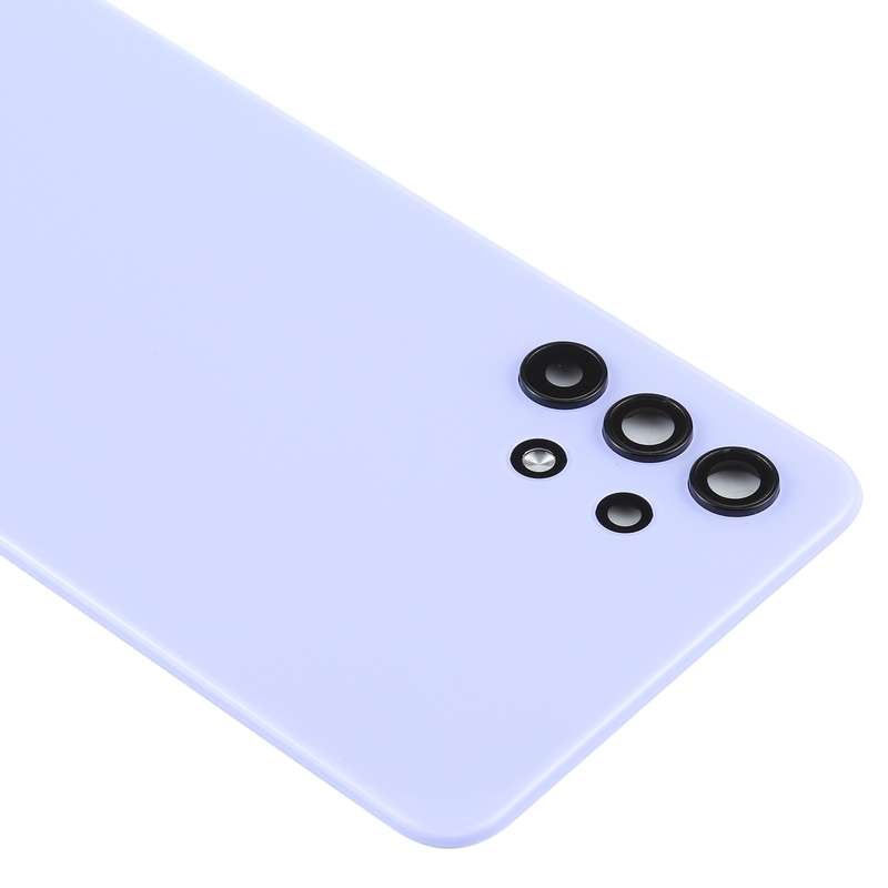 For Samsung Galaxy A52 5G / A52 4G Battery Back Cover with Camera Lens Cover(Blue)