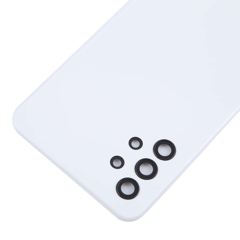 For Samsung Galaxy A32 5G Battery Back Cover with Camera Lens Cover(Blue)
