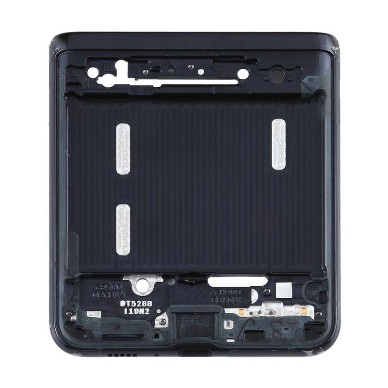 For Samsung Galaxy Z Flip 5G SM-F707 Lower Middle Frame Bezel Plate (Black)