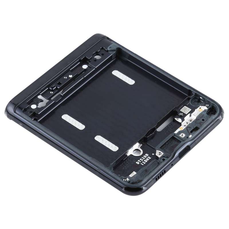 For Samsung Galaxy Z Flip 5G SM-F707 Lower Middle Frame Bezel Plate (Black)