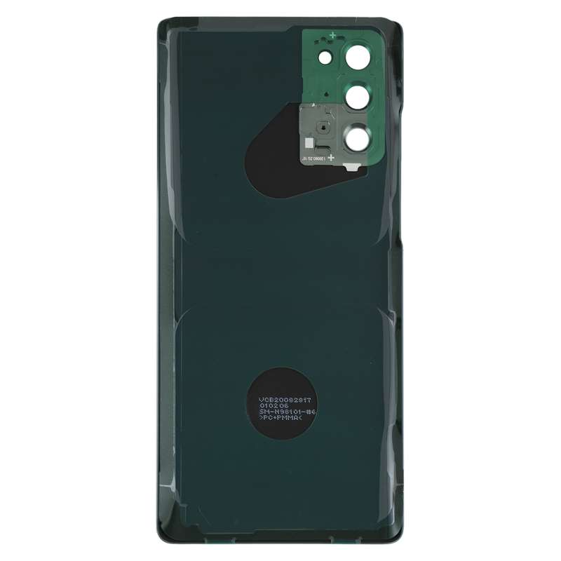For Samsung Galaxy Note20 Battery Back Cover with Camera Lens Cover (Black)