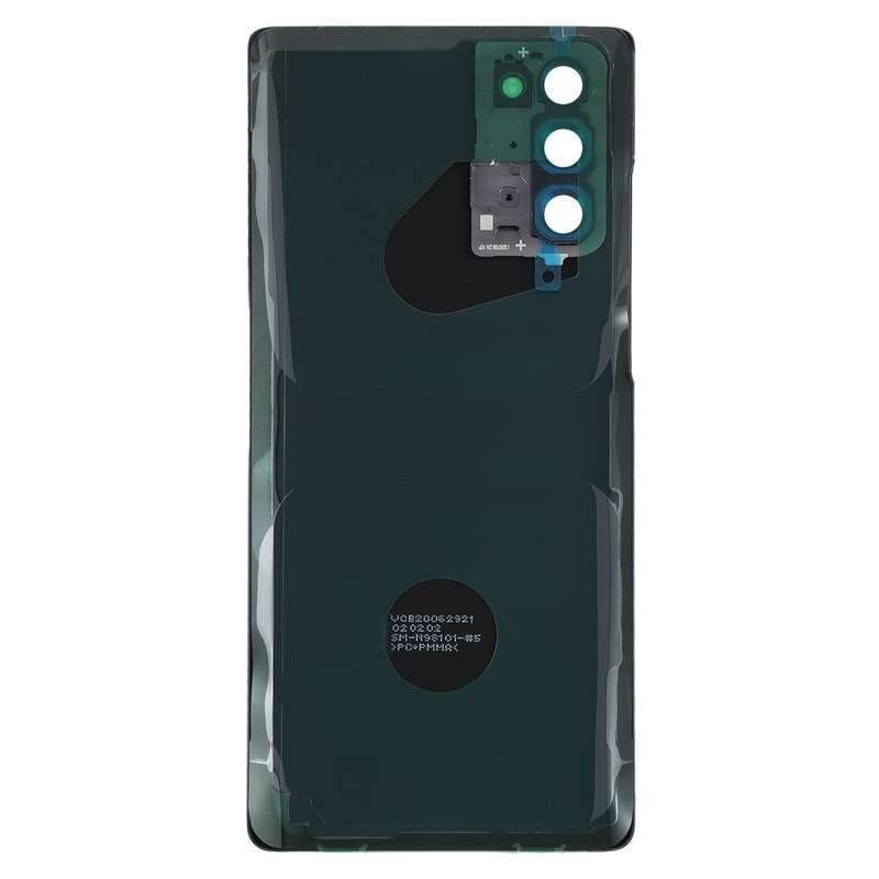 For Samsung Galaxy Note20 Battery Back Cover with Camera Lens Cover (Black)