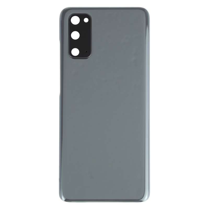 For Samsung Galaxy S20 Battery Back Cover with Camera Lens Cover (Grey)
