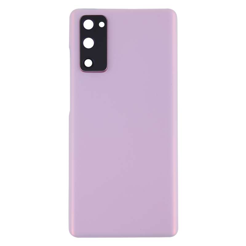 For Samsung Galaxy S20 FE Battery Back Cover with Camera Lens Cover (Purple)