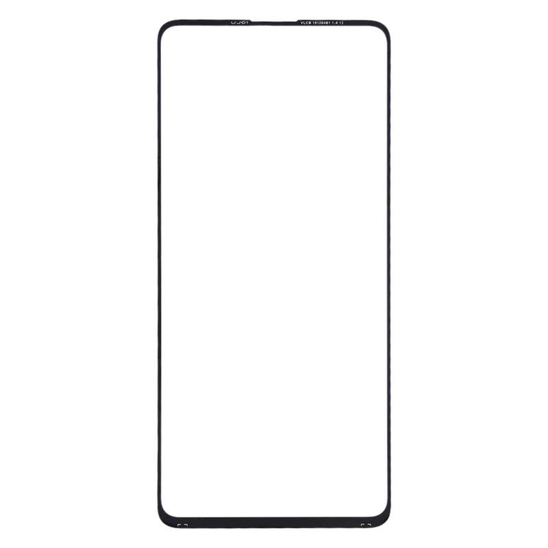 For Samsung Galaxy A51 10pcs Front Screen Outer Glass Lens (Black)