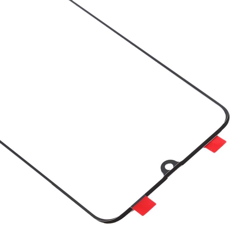 For Samsung Galaxy A40s 10pcs Front Screen Outer Glass Lens (Black)