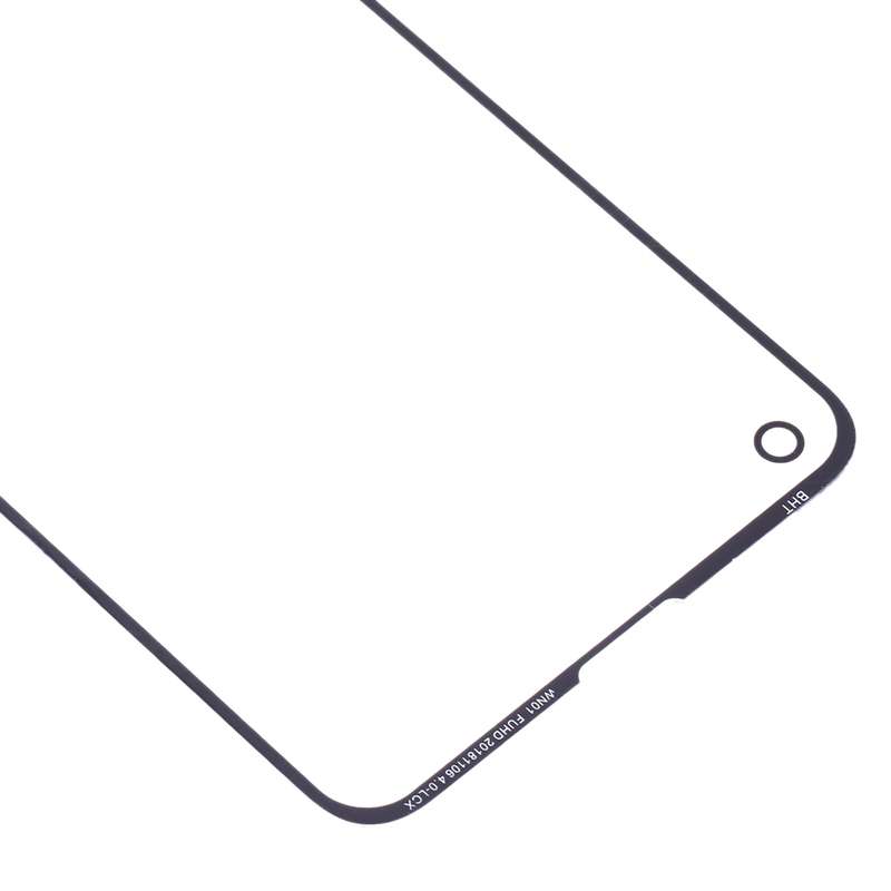 For Samsung Galaxy A50s 10pcs Front Screen Outer Glass Lens (Black)