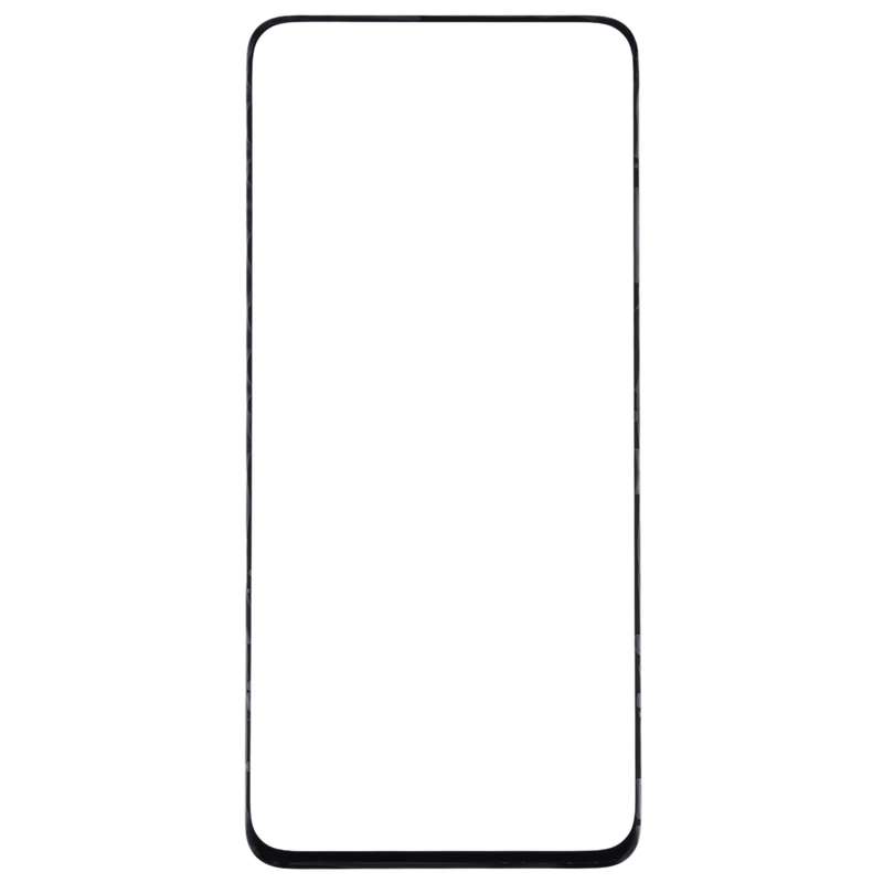 For Samsung Galaxy A90 / A80 10pcs Front Screen Outer Glass Lens (Black)