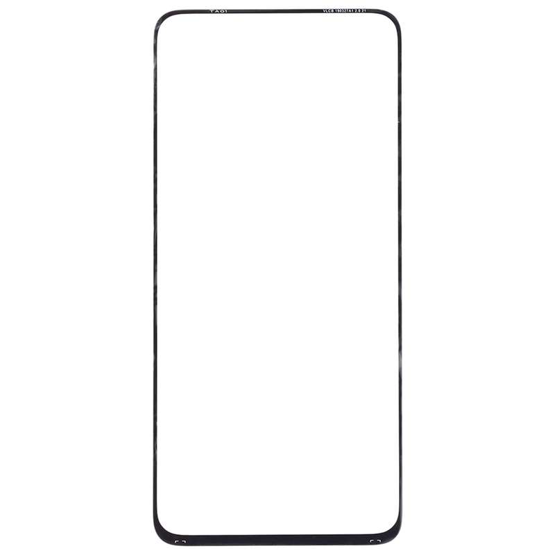 For Samsung Galaxy A90 / A80 10pcs Front Screen Outer Glass Lens (Black)