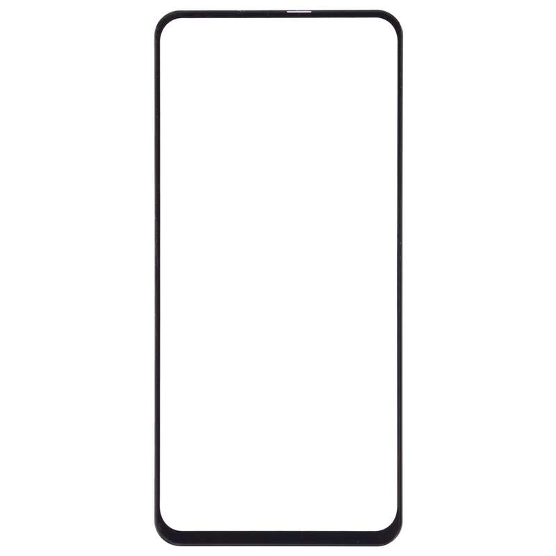 For Samsung Galaxy A60 10pcs Front Screen Outer Glass Lens (Black)