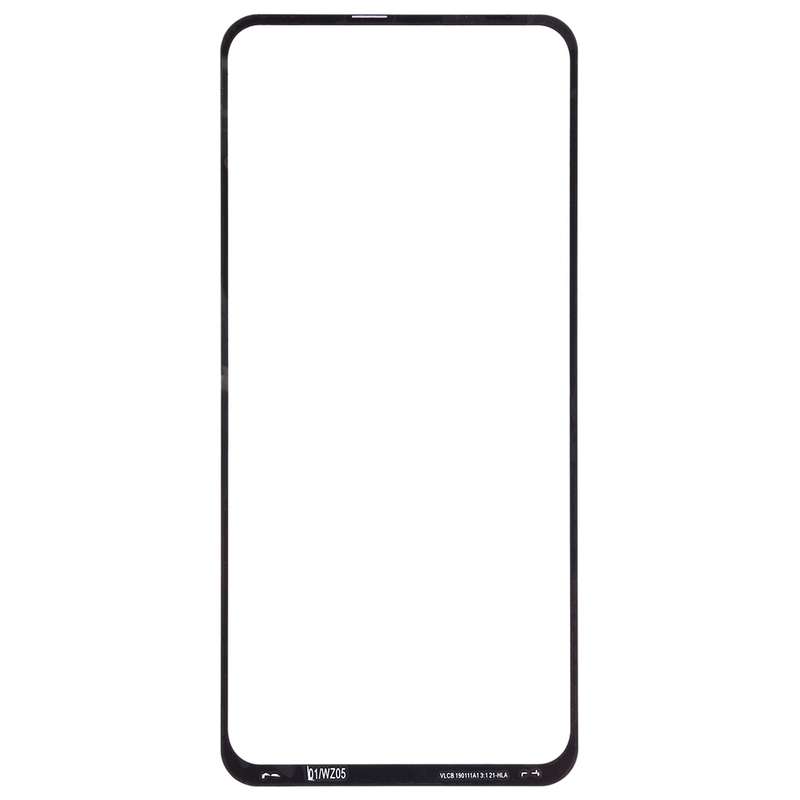 For Samsung Galaxy A60 10pcs Front Screen Outer Glass Lens (Black)
