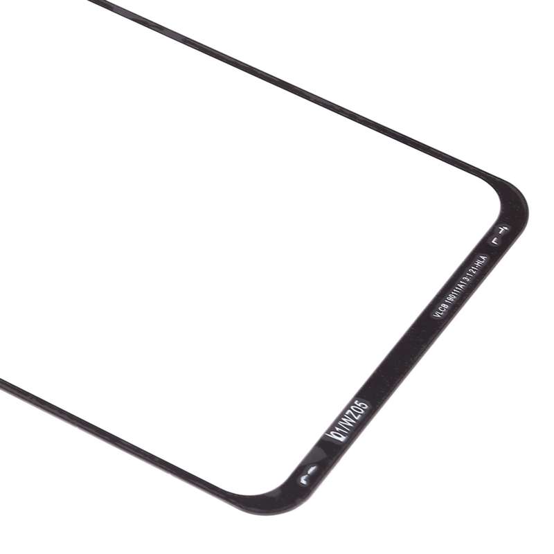 For Samsung Galaxy A60 10pcs Front Screen Outer Glass Lens (Black)