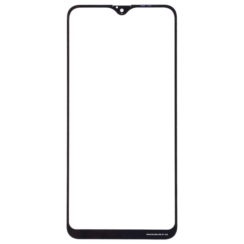 For Samsung Galaxy A10 10pcs Front Screen Outer Glass Lens (Black)