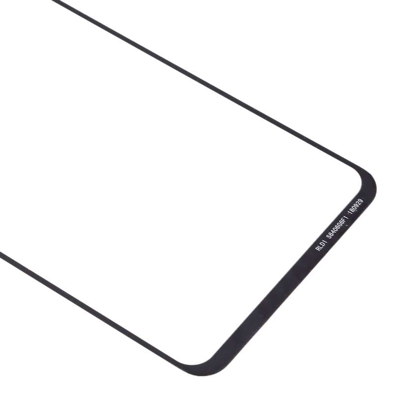 For Samsung Galaxy A8s / Galaxy A9 Pro 2019 10pcs Front Screen Outer Glass Lens (Black)