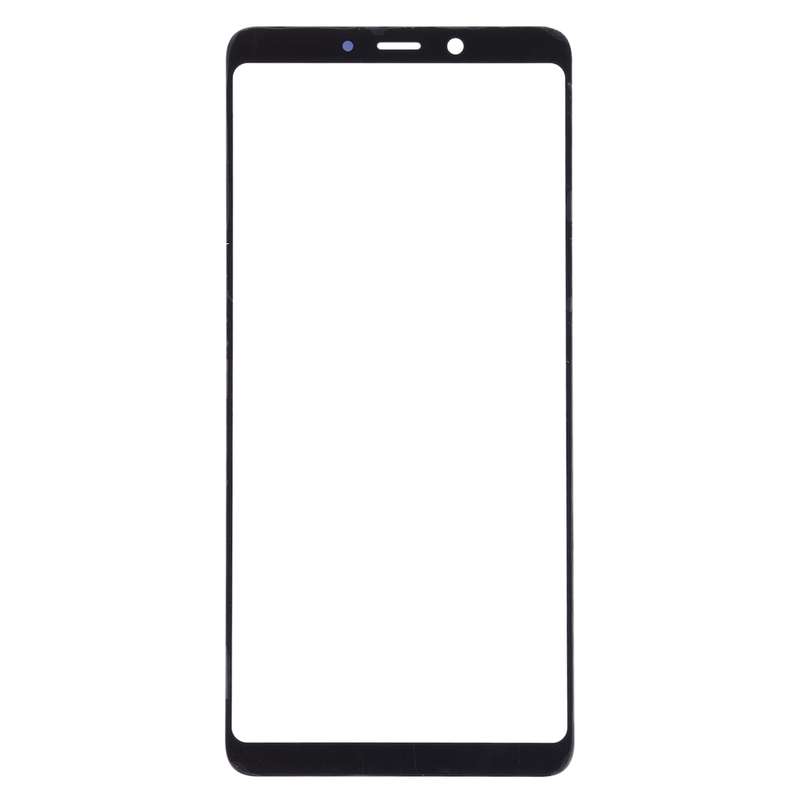 For Samsung Galaxy A9 (2018) / A9s 10pcs Front Screen Outer Glass Lens (Black)