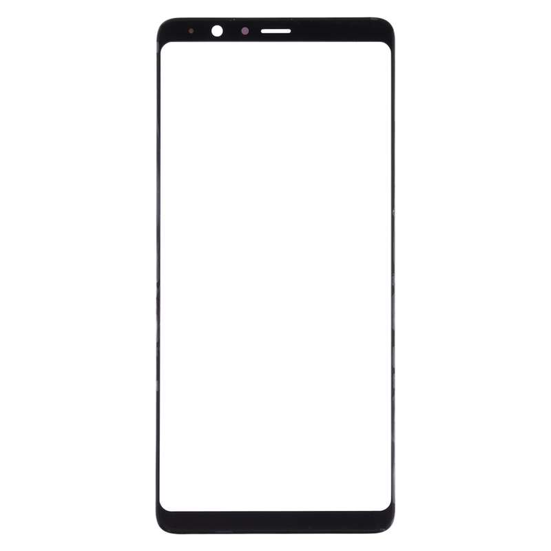 For Samsung Galaxy A8 Star / A9 Star 10pcs Front Screen Outer Glass Lens (Black)