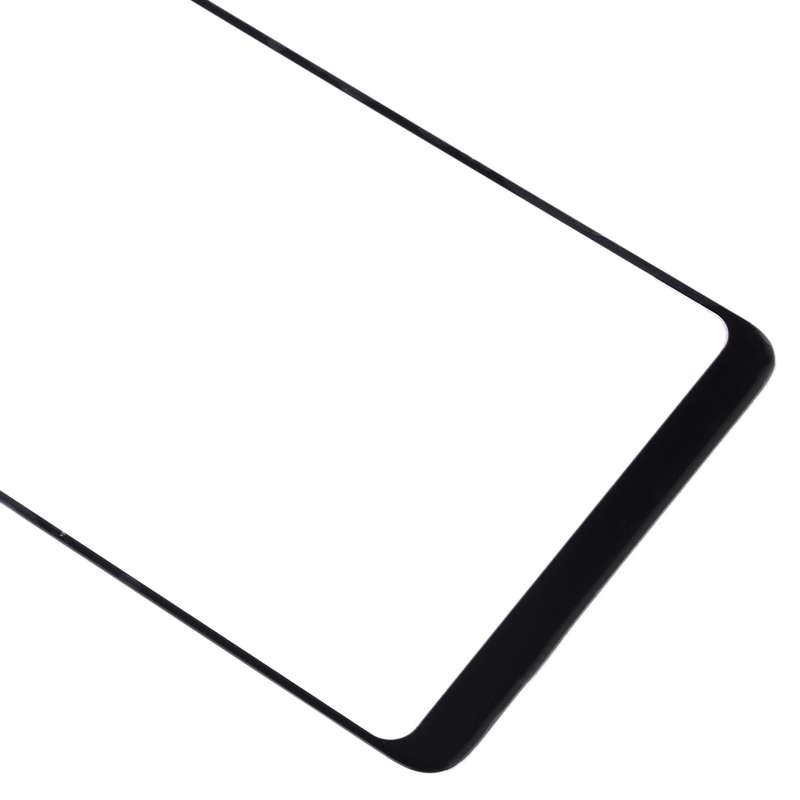 For Samsung Galaxy A9 (2018) / A9s 10pcs Front Screen Outer Glass Lens (Black)