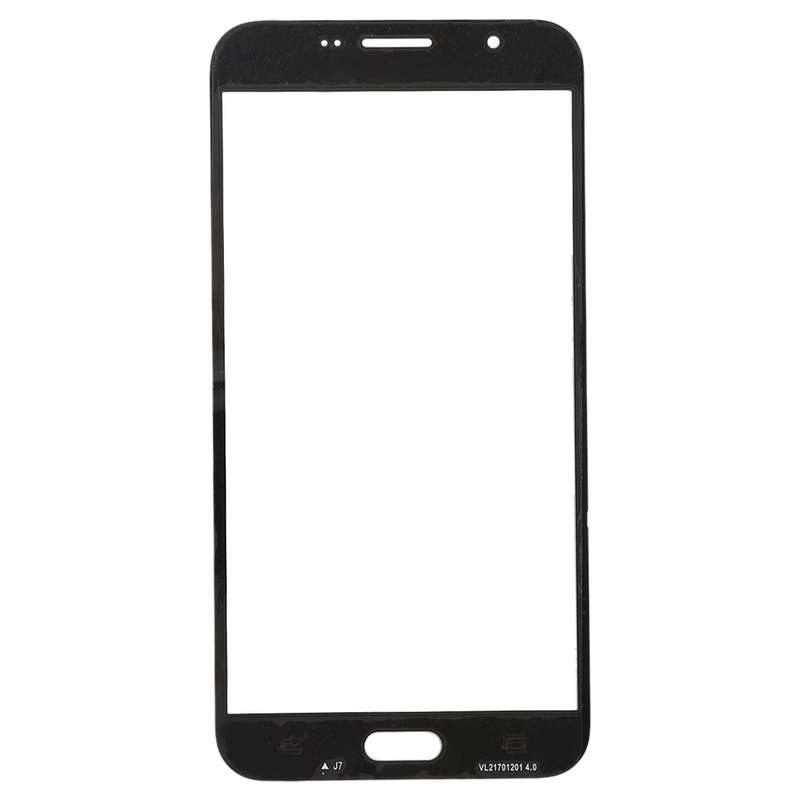 For Samsung Galaxy J7 V / J727V / J727P 10pcs Front Screen Outer Glass Lens (Black)