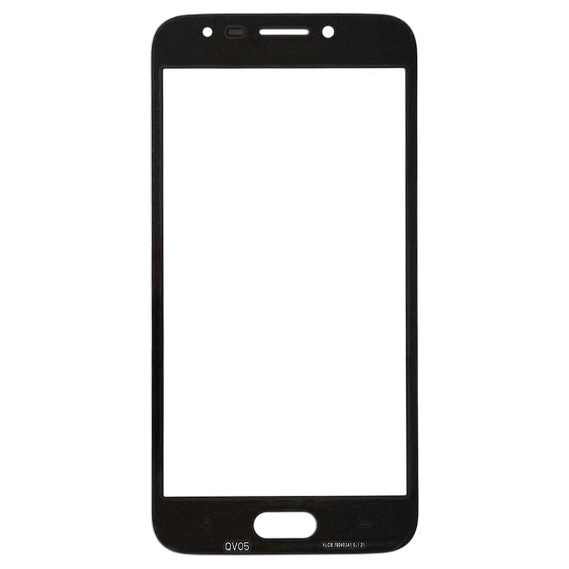 For Samsung Galaxy J2 Pro (2018), J250F/DS 10pcs Front Screen Outer Glass Lens (Grey)