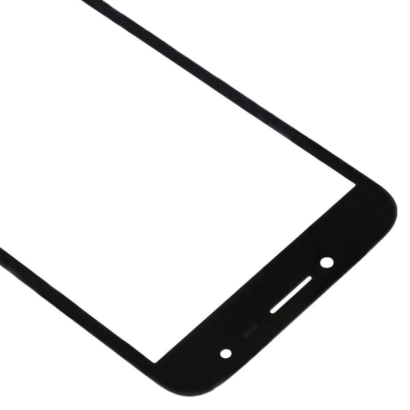 For Samsung Galaxy J2 Pro (2018), J250F/DS 10pcs Front Screen Outer Glass Lens (Grey)
