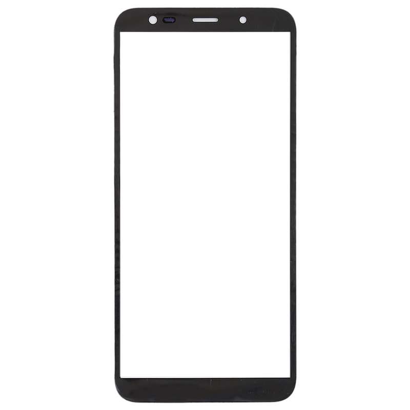 For Samsung Galaxy J6, J600F/DS, J600G/DS 10pcs Front Screen Outer Glass Lens (Black)