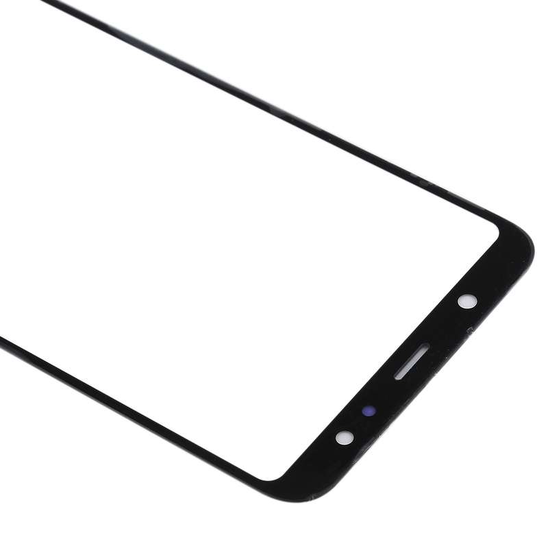 For Samsung Galaxy A6+ (2018) / A605 10pcs Front Screen Outer Glass Lens (Black)