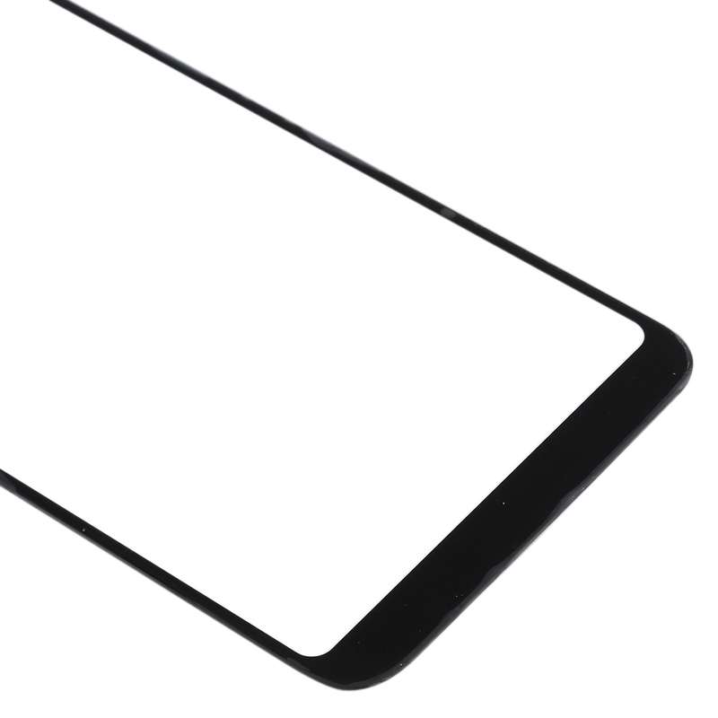 For Samsung Galaxy A6+ (2018) / A605 10pcs Front Screen Outer Glass Lens (Black)