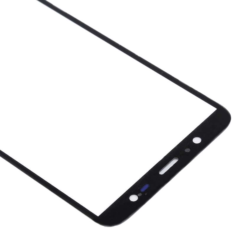 For Samsung Galaxy J4+ / J6+ / J610 10pcs Front Screen Outer Glass Lens (Black)