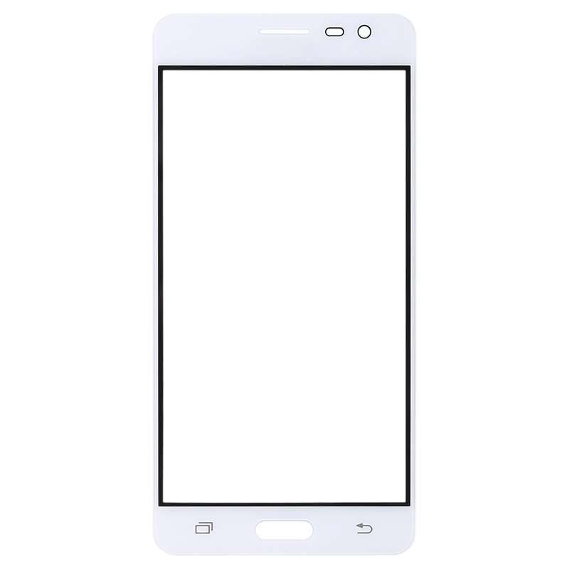For Samsung Galaxy J3 Pro / J3110 10pcs Front Screen Outer Glass Lens (Black)