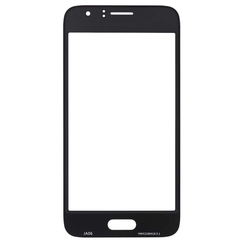 For Samsung Galaxy J1 (2016) / J120 10pcs Front Screen Outer Glass Lens (Black)