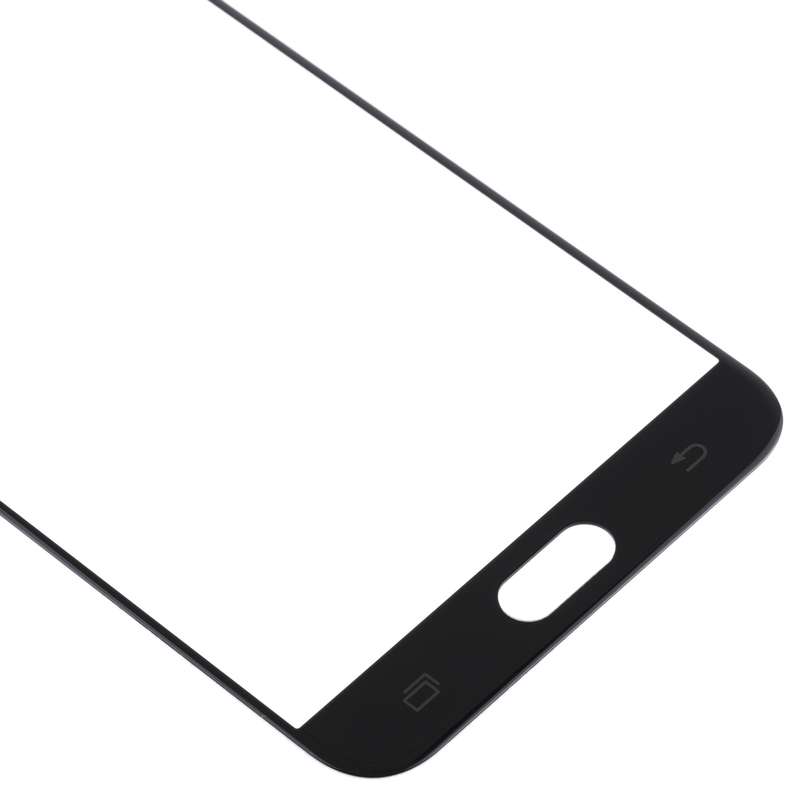 For Samsung Galaxy C8 / C7100, C7(2017) / J7+, C710F/DS 10pcs Front Screen Outer Glass Lens (Black)