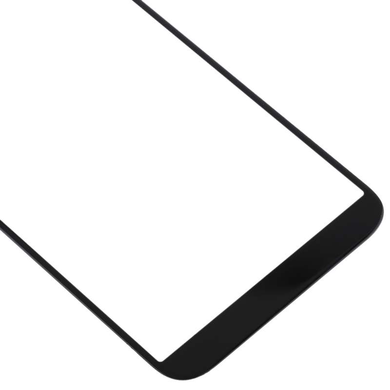 For Samsung Galaxy A6 (2018) 10pcs Front Screen Outer Glass Lens (Black)