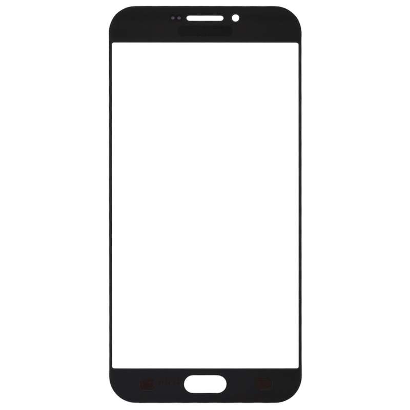 For Samsung Galaxy A8 (2016) / A810 10pcs Front Screen Outer Glass Lens (Black)
