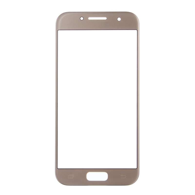For Samsung Galaxy A7 (2017) / A720 10pcs Front Screen Outer Glass Lens (Black)