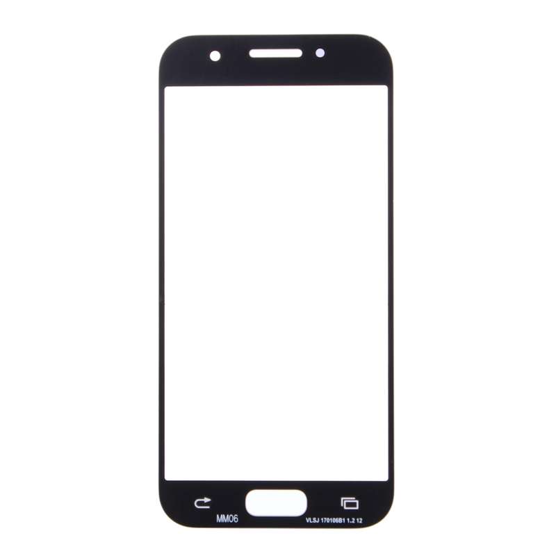 For Samsung Galaxy A7 (2017) / A720 10pcs Front Screen Outer Glass Lens (Black)