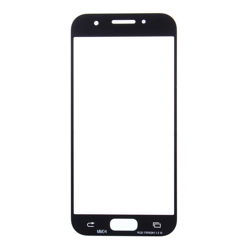 For Samsung Galaxy A7 (2017) / A720 10pcs Front Screen Outer Glass Lens (Gold)