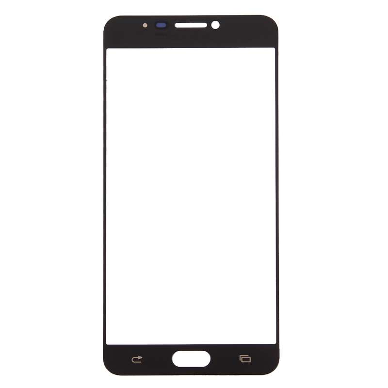 For Samsung Galaxy C7 10pcs Front Screen Outer Glass Lens (Gold)
