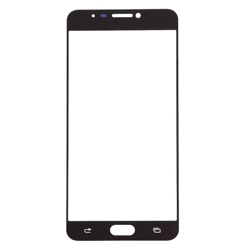 For Samsung Galaxy C7 10pcs Front Screen Outer Glass Lens (Gold)