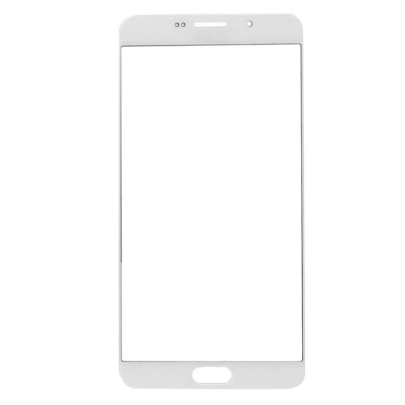 For Samsung Galaxy A9 (2016) / A900 10pcs Front Screen Outer Glass Lens (White)