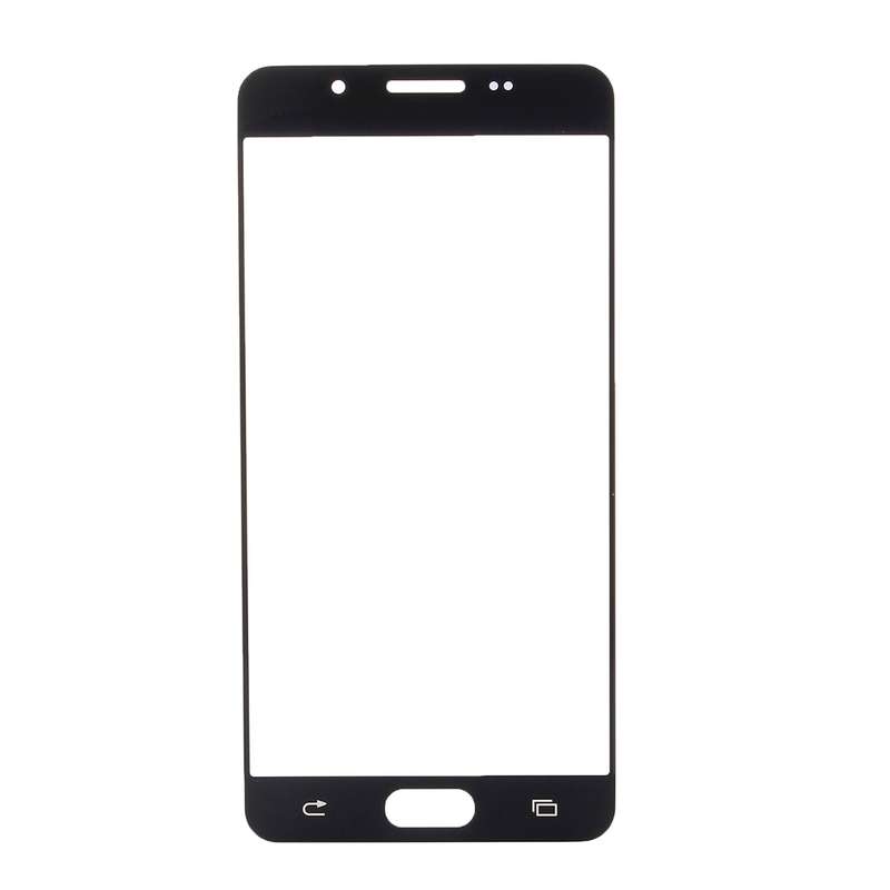 For Samsung Galaxy A7 (2016) / A710 10pcs Front Screen Outer Glass Lens (Black)