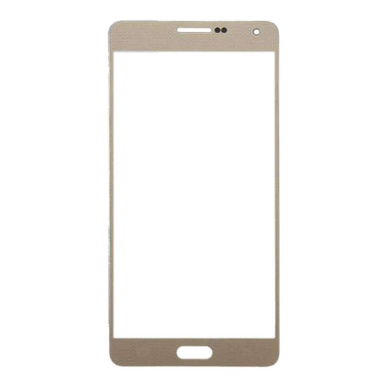 For Samsung Galaxy A7 (2015) 10pcs Front Screen Outer Glass Lens (Gold)