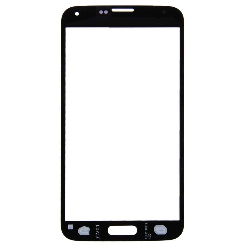 For Samsung Galaxy S5 / G900 10pcs Front Screen Outer Glass Lens (Dark Blue)