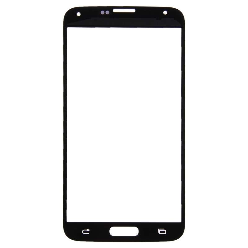 For Samsung Galaxy S5 / G900 10pcs Front Screen Outer Glass Lens (Dark Blue)