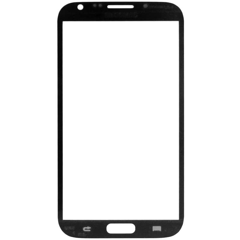 For Samsung Galaxy Note II / N7100 10pcs Front Screen Outer Glass Lens (Black)