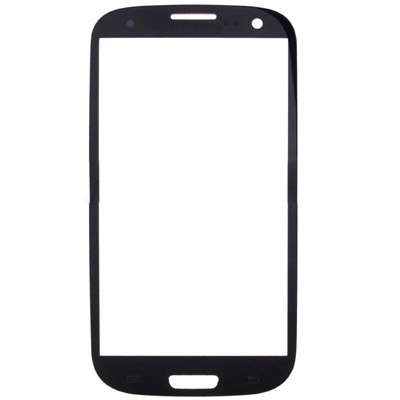For Samsung Galaxy SIII / i9300 10pcs Front Screen Outer Glass Lens (Black)