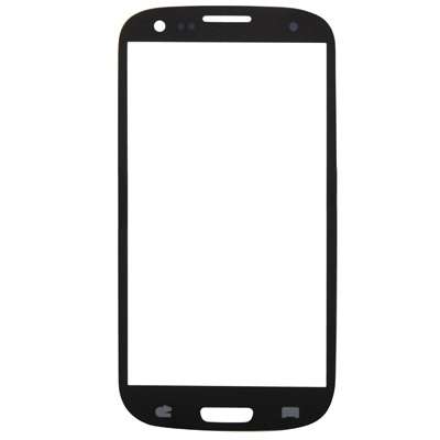 For Samsung Galaxy SIII / i9300 10pcs Front Screen Outer Glass Lens (Black)