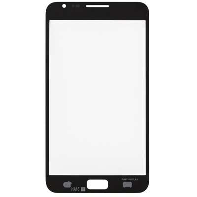 For Samsung Galaxy Note N7000 / i9220 10pcs Front Screen Outer Glass Lens (Black)